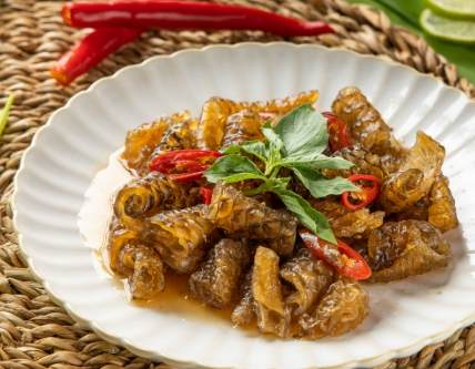 魚皮料理